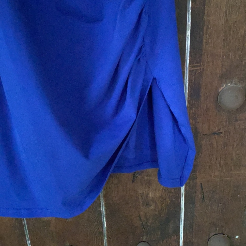 Superdown | Royal Blue Mini Dress Ruched - Picture 6 of 9